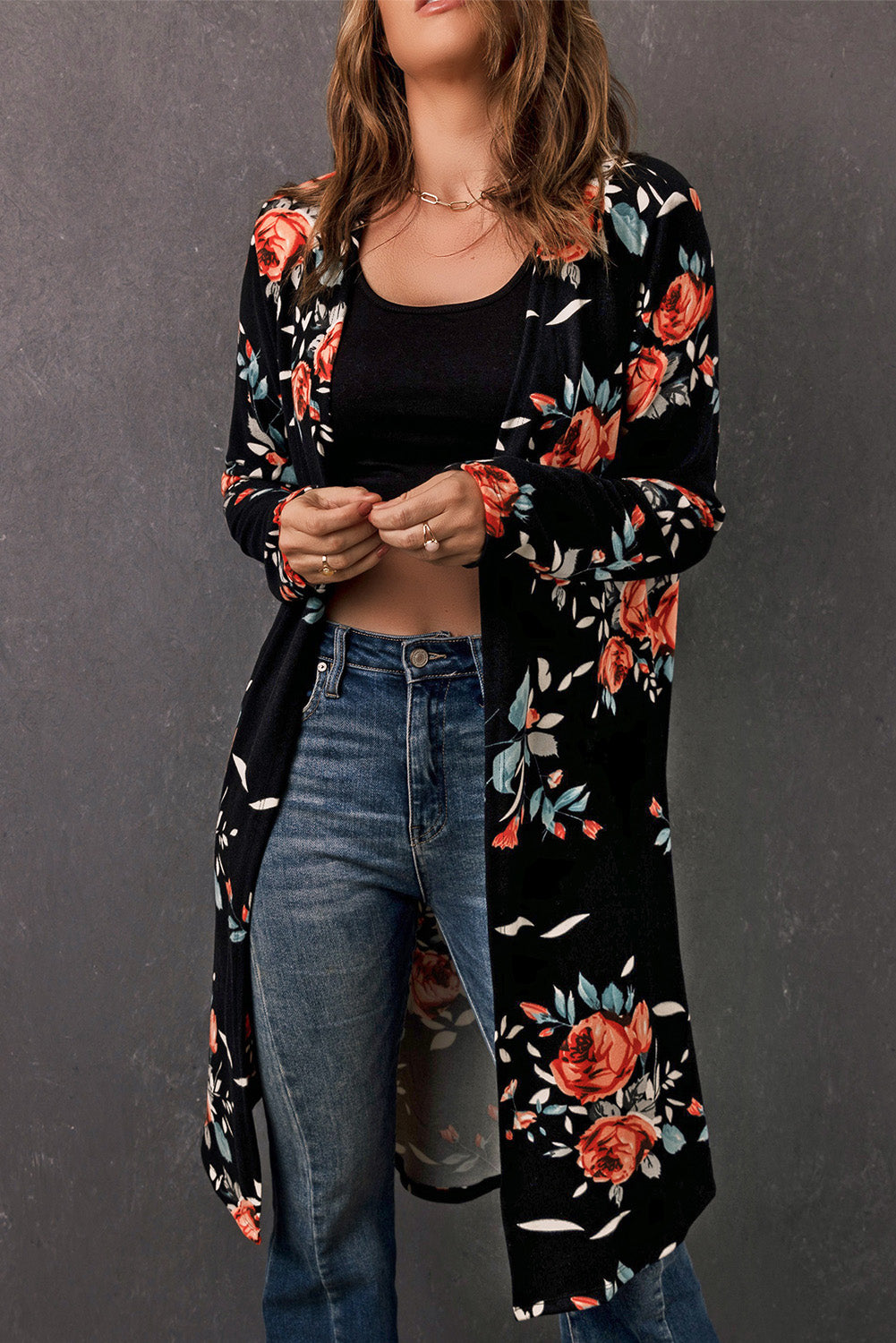 Open Front Cardigan
